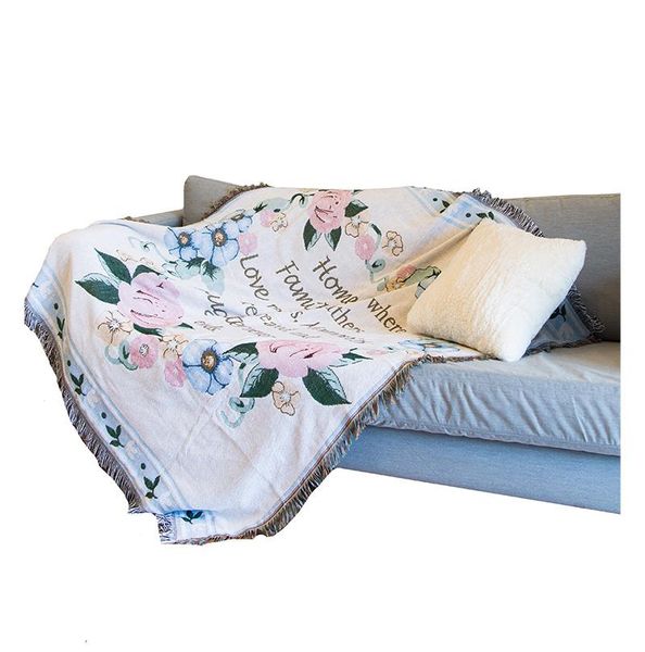 

cushion/decorative pillow north european style double side sofa cushion comfortable blanket decorative tapestry cloth sand hair towel