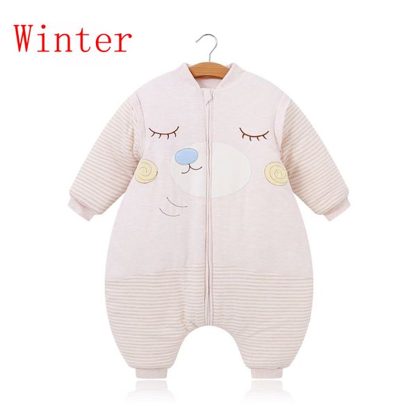 

thicken winter baby infant sleeping bag kids wrap jumpsuits sleepsack spring children onesies