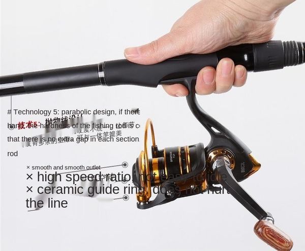 

boat fishing rods 1pcs 4.5m lure rod carbon spinning baitcasting fuji guide travel