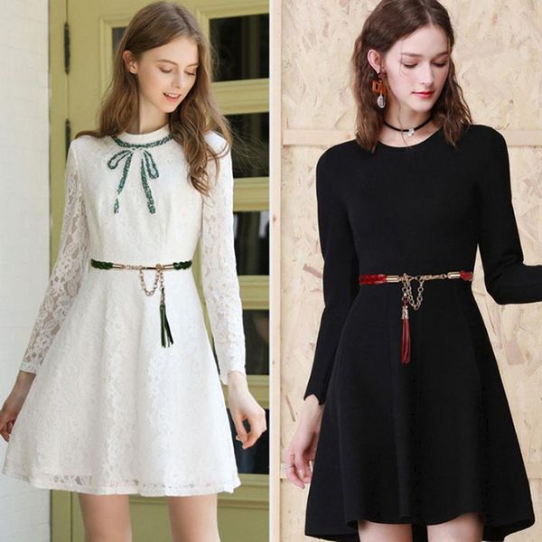 

fashion elegant ladies waist chain metal belt wild thin waistband women dress decoration belts bohemian slim 2021, Black;brown