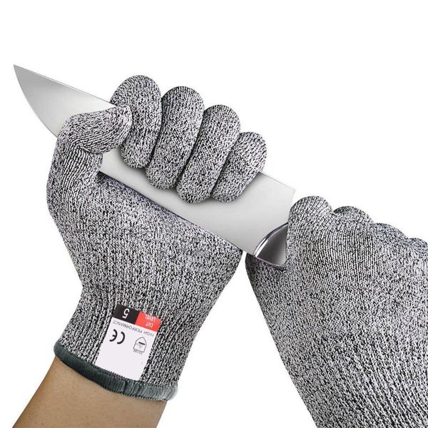

level 5 cut proof stab resistant wire metal glove kitchen butcher cuts gloves for oyster shucking fish gardening safety disposable