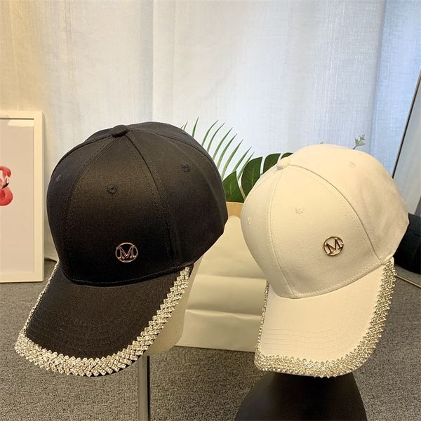 

high end cap japanese spring and summer water drill breathable versatile leisure sports sun hat versatile fashion baseball cap zy, Blue;gray