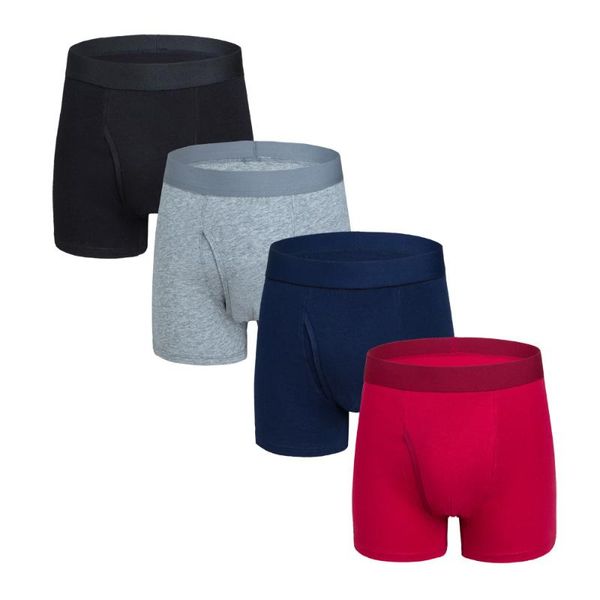 

underpants 5pcs/pack men boxers european size underwear cotton man shorts boxer breathable hombres boxeador 2021, Black;white