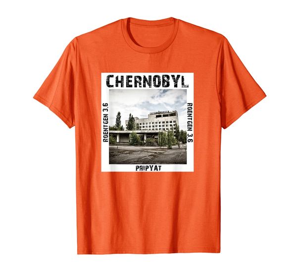 

chernobyl pripyat nuclear picture design t-shirt, White;black