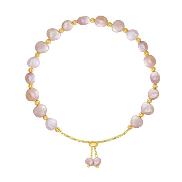 

charm bracelets fashion lady temperament bracelet jewelry south korea natural pearl for woman, Golden;silver