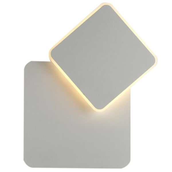 

wall lamp aisle light indoor modern creative living room dining bedroom bedhead square rotating moon
