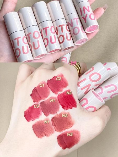 

lip gloss arrival velvet matte women beauty cosmetic silky and smooth mud brightening lipstick long-lasting easy to wear