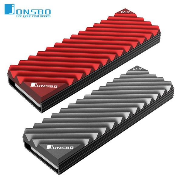 

fans & coolings jonsbo radiator heat sink cooling pads m.2 2280 nvme ssd disk aluminum dissipationthermal pad for m2 deskpc