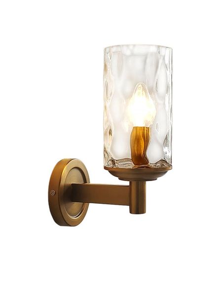 

wall lamps american industrial glass bedroom living room lamp corridor modern bronze sconces lights lighting indoor