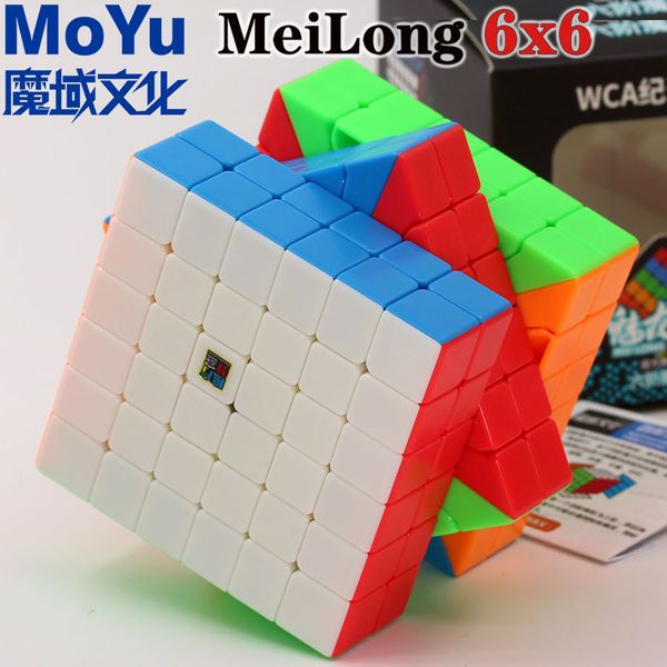 

Magic cube puzzle MoYu MeiLong series 6x6x6 Cubing classroom 6x6 professional speed cube educational twist wisdom toys game