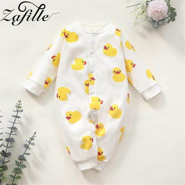 

jumpsuits zafille cartoon duck baby's romper autumn winter jumpsuit for kids babies boys girls toddler rompers born clothing, Blue