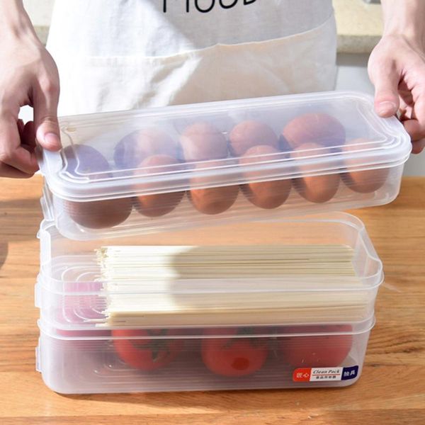 

storage bottles & jars 3/4.5/6l egg box refrigerator food rectangular dumpling kitchen