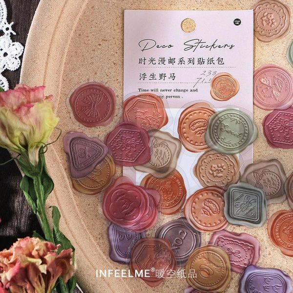 

gift wrap 40pcs/1lot vintage fire paint kawaii stationery stickers diary planner decorative mobile scrapbooking diy craft sticker