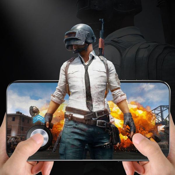 

game controllers & joysticks 2021 round joystick mobile phone rocker for android tablet metal button controller with suction