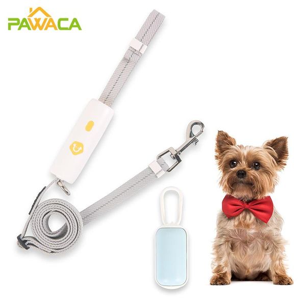 

dog travel & outdoors pet waste bag dispenser outdoor puppy poop holder portable small animals faeces bags carrier with leash rope