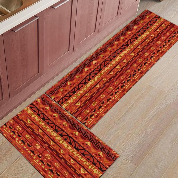 

africa ethnic geometric shape kitchen rug home entrance doormat bedroom floor decor carpet bathroom anti-slip carpets