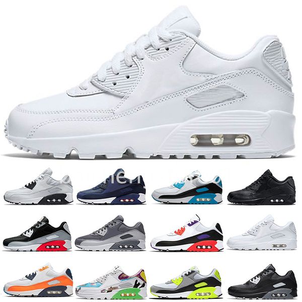 

2021 90 shoes big size 12 running sports mens womens trail team gold white gum muertos moss green 90s trainers sneakers 36-45