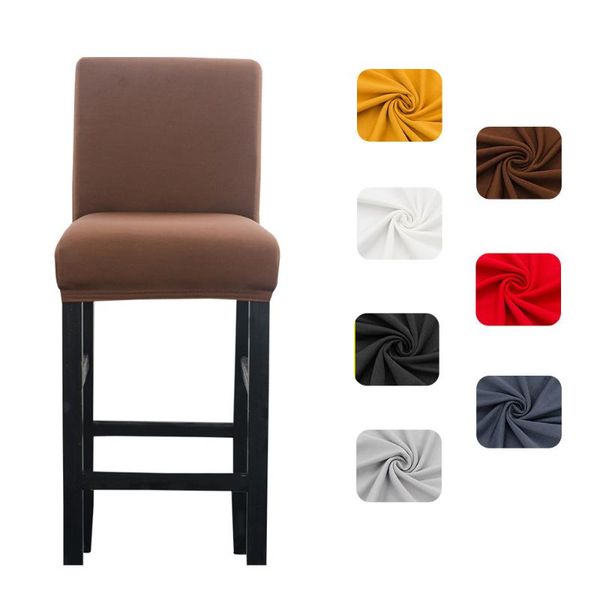 

chair covers high cover stretch bar coffee desk stool dust home cloth art