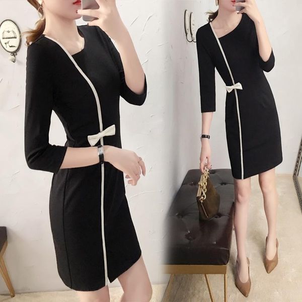 

casual dresses dd1996, Black;gray