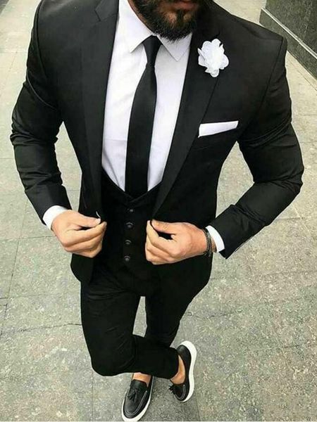 

black men's evening dress toast suit groom tuxedos prom party blazer waistcoat trousers sets (jacket+pants+vest+tie) no:098 suits & bla, White;black