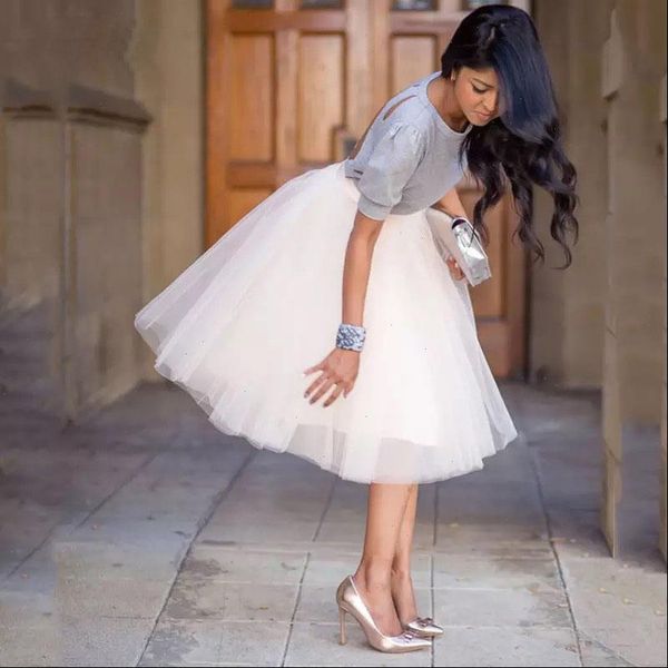 

puffy 5layer 60cm fashion womens skirts tulle tutu wedding bridal bridesmaid overskirt petticoat lolita saia drop, Black