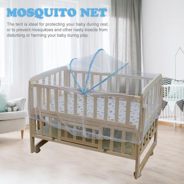 

crib netting universal baby kids cradle anti mosquito net bed curtain cot mesh canopy infant toddler playpens tent 90x50cm drop ship