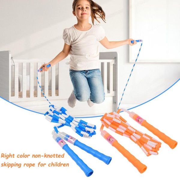 

jump ropes 270cm adjustable length rope skipping durable bright color non-slip handle without knotting for kids jumping cardio endurance