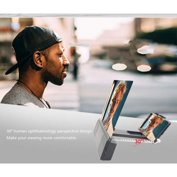 

cell phone mounts & holders 12inch mobile screen amplifiers 3d video hd large-screen magnifier speaker stand bracket accessories