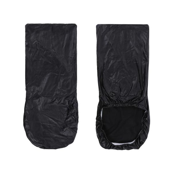 

chair covers 2pcs cover one-piece pu leather stretchable dining back seat waterproof dustproof ceremony slipcove