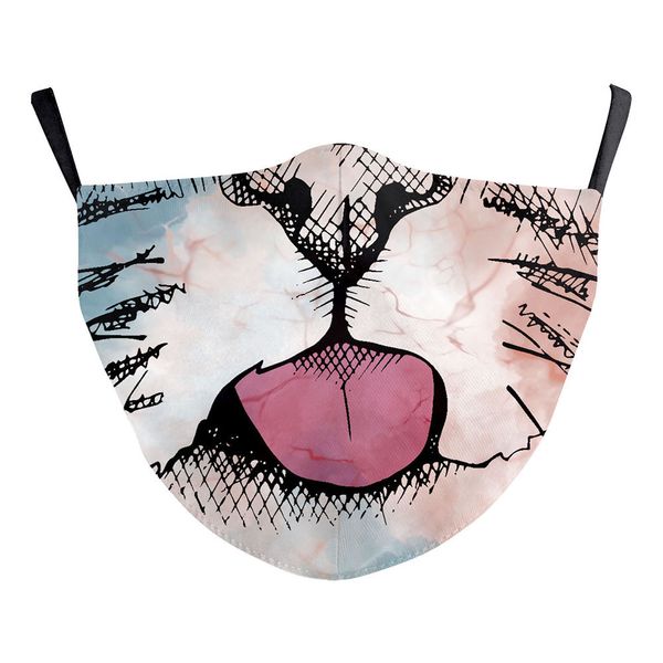 

3d selling animal digital printing children filter cotton dust-proof sunscreen mask