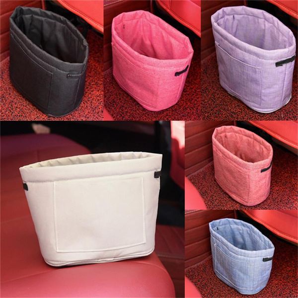 

car trash can automobile dustbin garbage basket paper pouch auto afval bag for other interior accessories