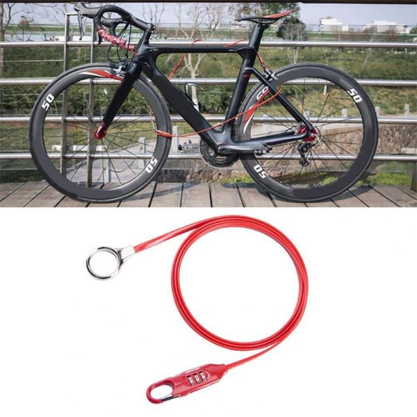 

bike locks 65% discounts anti-theft portable coded password lock for outdoor cycling