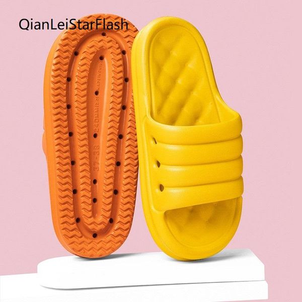 

men summer women slippers beach slides flip flops breathable non-slip ladies boys girls lovers house outdoor sandals bath shoes, Black