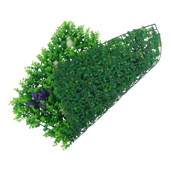 

1pc simulation plant wall decorative greening turf adornment (green) flowers & wreaths
