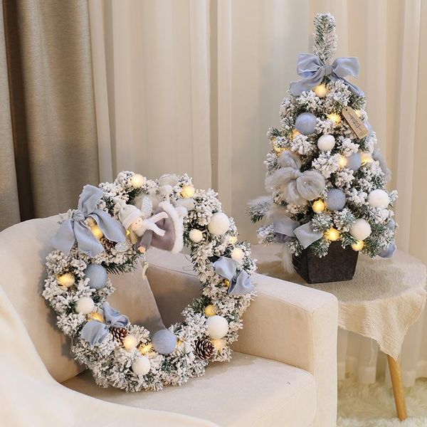 

christmas decorations mini tree felt diy material package desksmall household ins gift decoration garland