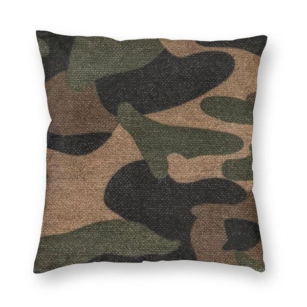 

cushion/decorative pillow cool military army camo woodland camouflage square throw case decoration 3d double-sided printed cushion cover for