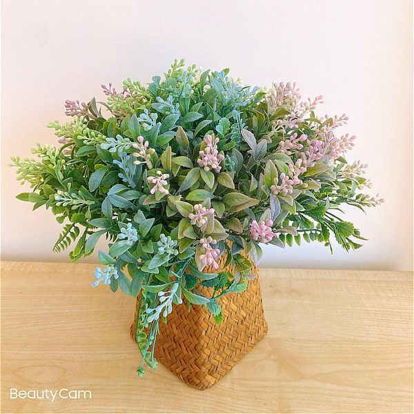 

decorative flowers & wreaths adzuki bean green plant simulation acacia artificial flower small fruit hand arrangement