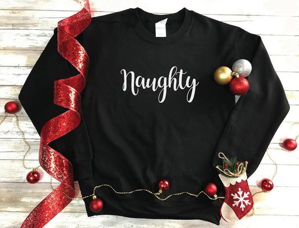

women's hoodies & sweatshirts harajuku naughty full long sleeve shirt fashion cute christmas gift cotton girl pullover women graphic fe, Black