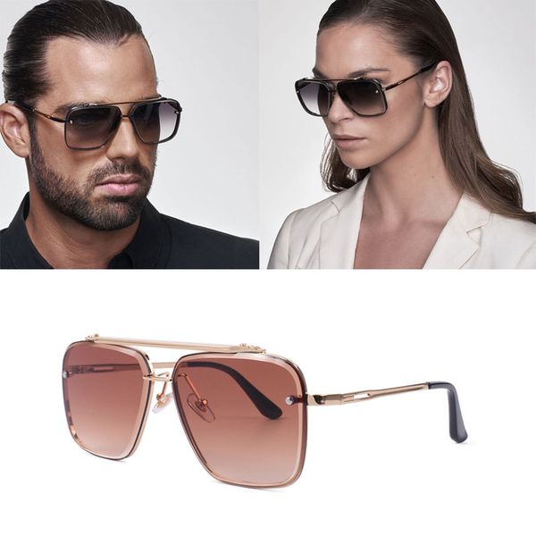 

2021 fashion classic mach eight gradient sunglasses cool men brand design, White;black