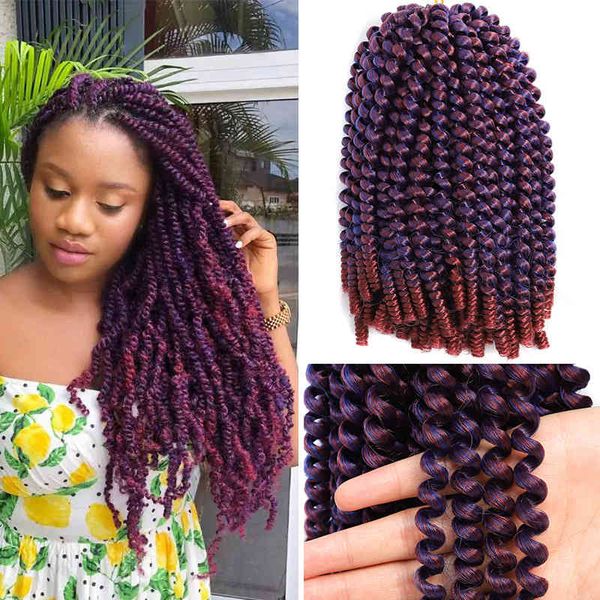 

twist hair wig spring, Black