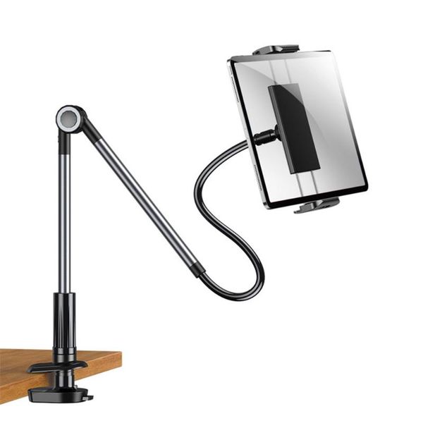 

cell phone mounts & holders universal lazy mobile stand holder flexible bed desk table clip gooseneck bracket for ipad android