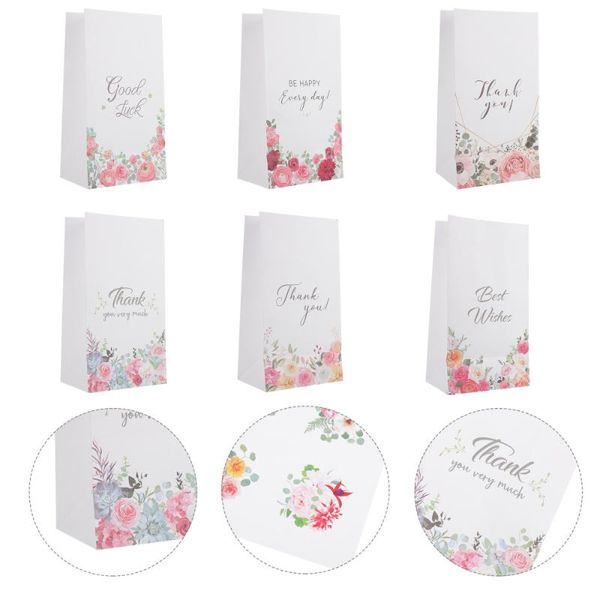 

gift wrap 1 set paper packing pouch bread biscuit nut fruit packaging bag