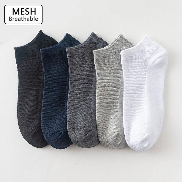 

men's socks arrival sports men cotton 5 pairs tube fashion autumn short casual male black white for gifts