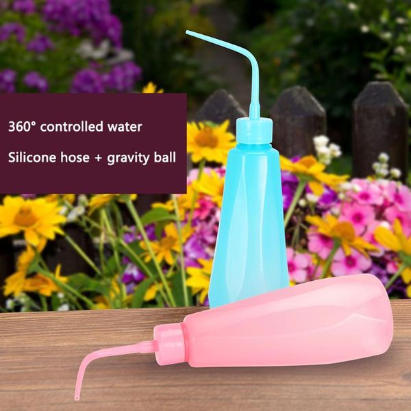 

watering equipments 480ml garden squeeze bottle spray sprinkler householde gardening tool with bend mouth supplies