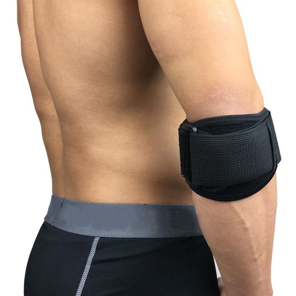 

1pc professional elbow wrap pads sleeve 360 degree protective arms cover protector breathable adjustable anti-bump outdoor sport & knee, Black;gray