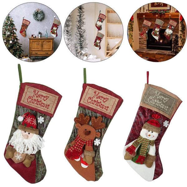 

christmas decorations pendant decoration socks candy bag stocking gift