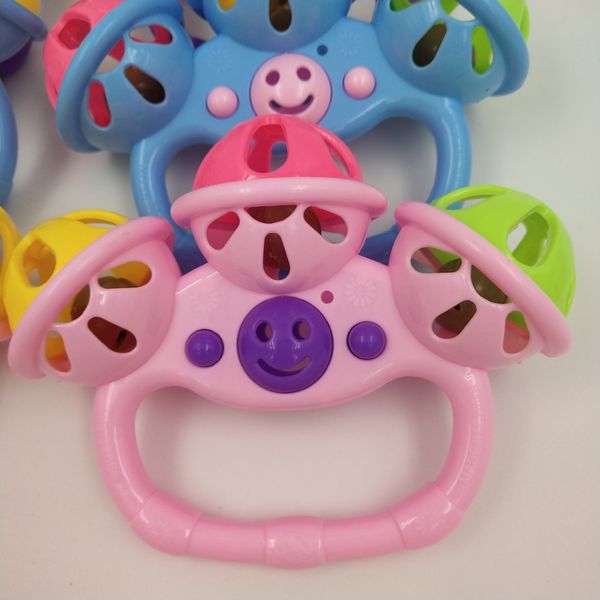 

newborn baby model cartoon ringing bell pet doll hand early education toy set gift
