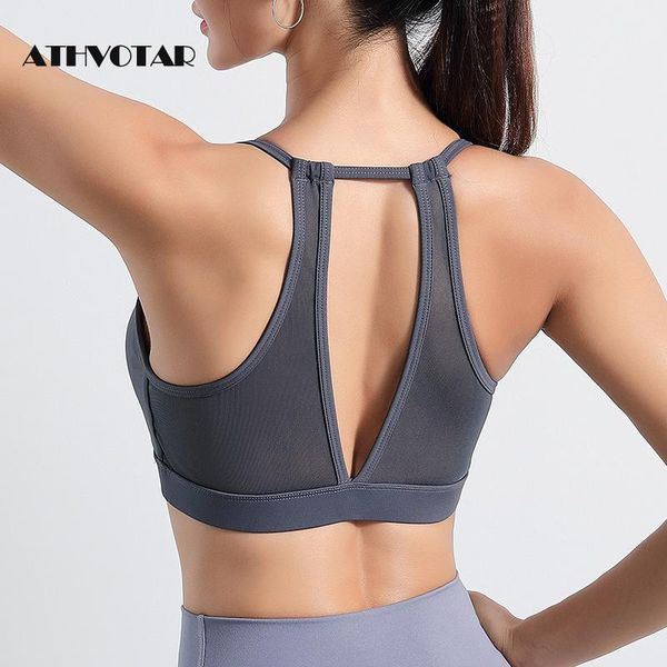 

bras athvotar sports bra women breathable sport underwear female gym fitness seamless running athletic vest, Red;black