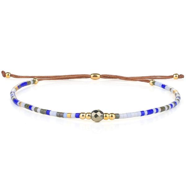 

charm bracelets kelitch 2021 miyuki beaded friendship bohemian color crystal shell bracelet bangles jewelry for summer, Golden;silver