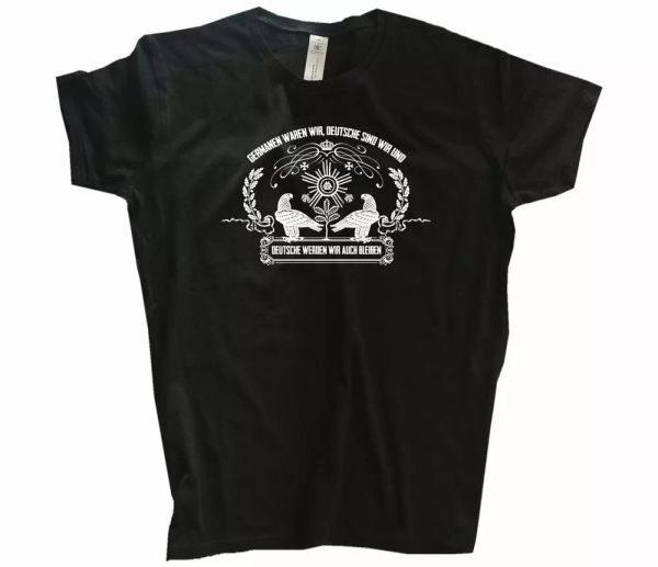 

t-shirt germanic tribes waren wir german are wir and remain wir t-shirt s-3xl, White;black